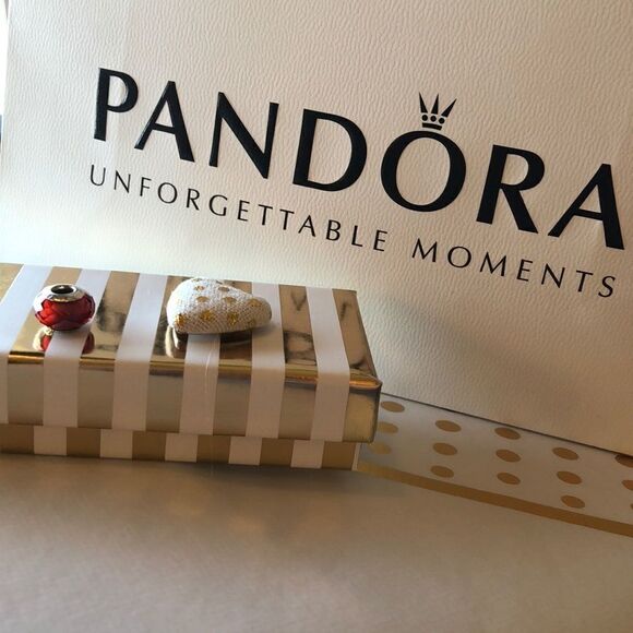 PANDORA Murano Red 100% Auth - Picture 3 of 13